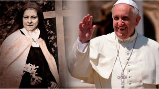 Santa Teresita y el Papa FRancisco