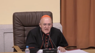 Osoro, en una inauguración de curso en San Dámaso