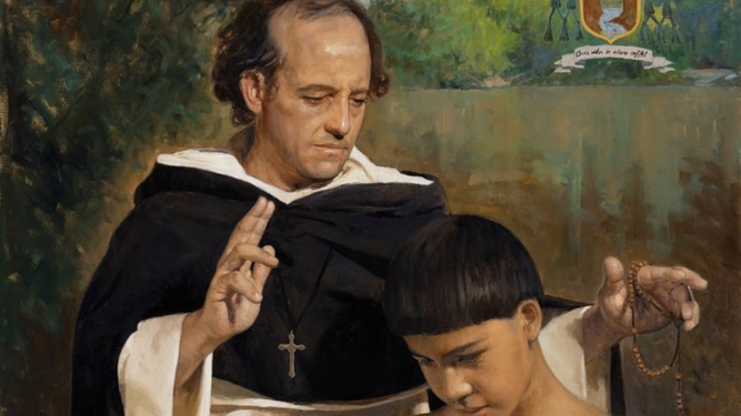 Óleo de fray Bartolomé de las Casas en una parroquia de Sevilla