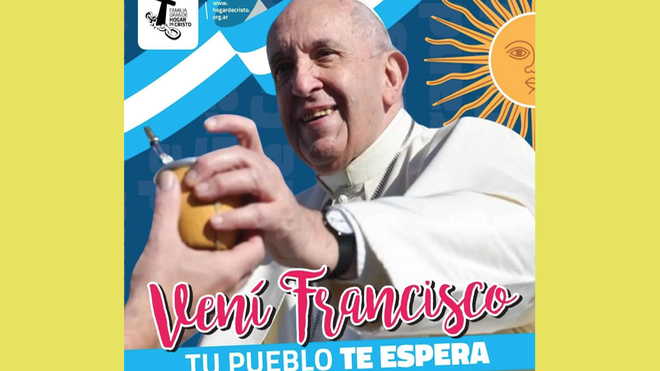 Capaña "Vení, Francisco, tu pueblo te espera"