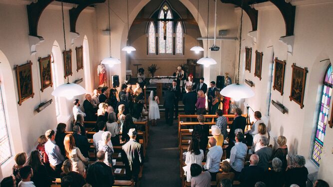 Boda en una iglesia