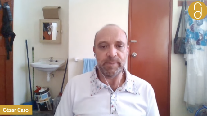 César Caro, misionero en el Amazonas peruano