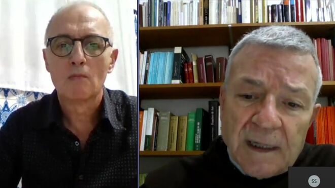 Santiago Agrelo en las conversaciones organizadas por el Fòrum Cristianisme