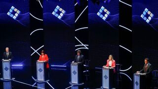 Debate entre los candidatos presidenciales en Argentina