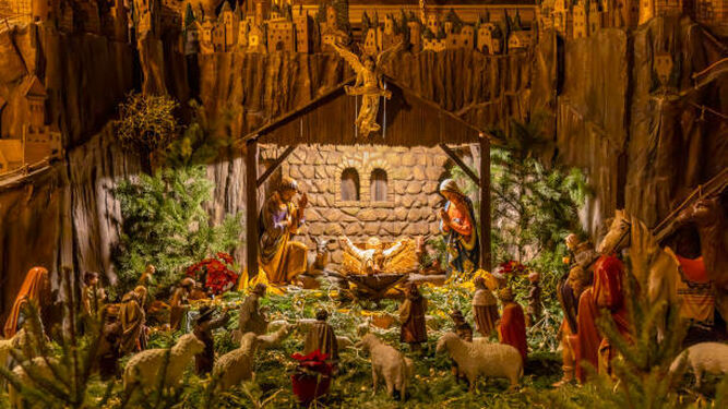 ❤¡Miraré al pesebre pobre, para ser pesebre con Él!