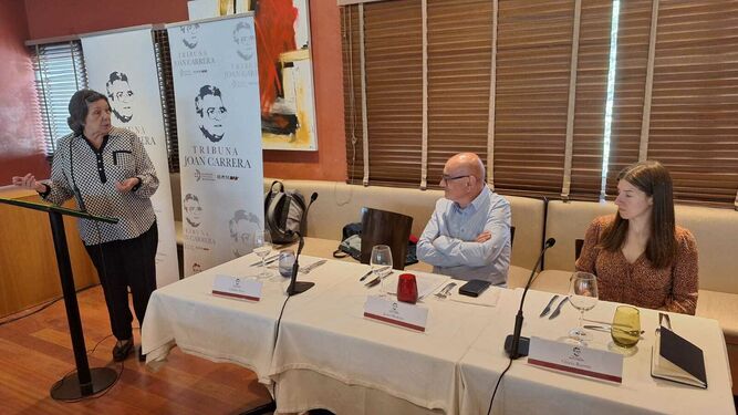 Presentación del acto de la Tribuna Joan Carrera