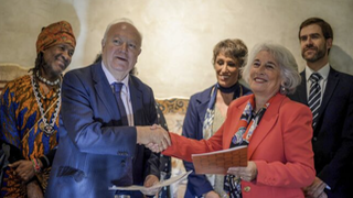 Isabel Romero y Miguel Ángel Moratinos