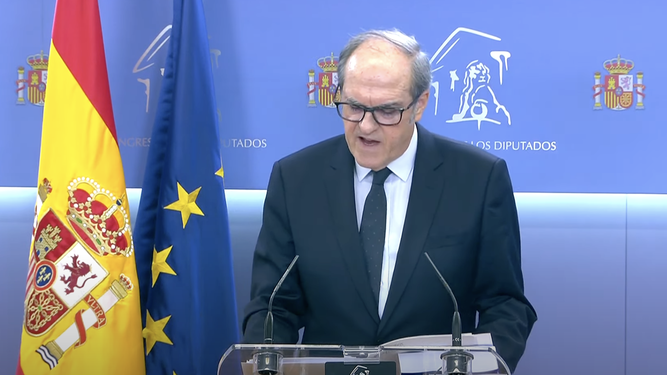 Rueda de prensa de Ángel Gabilondo