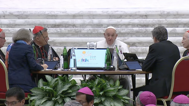 El Papa cerró el Sínodo de la sinodalidad