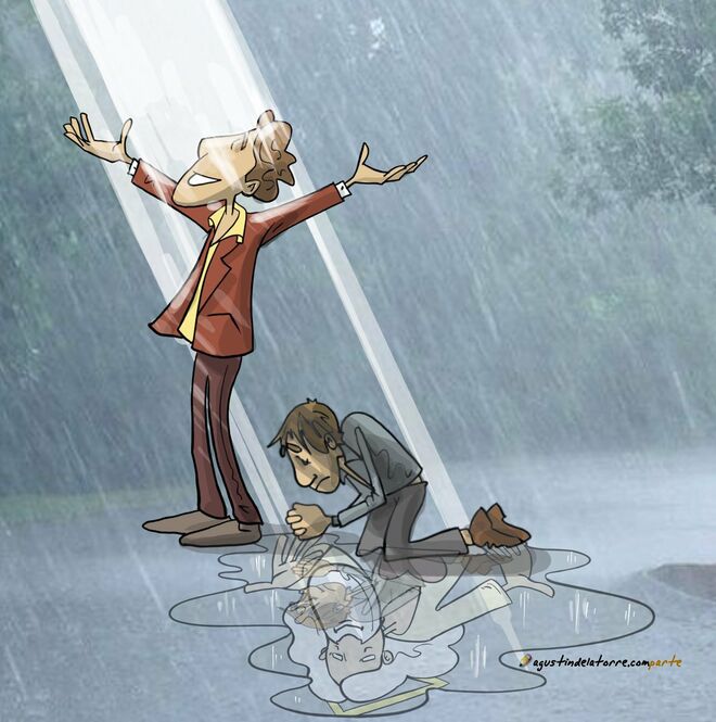 Dale la vuelta. Dios puede estar más cerca desde el lado opuesto…