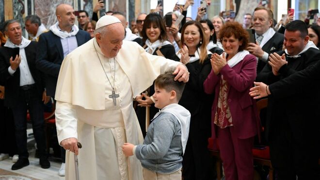 El Papa, con la Casa de la Misericordia de Gela