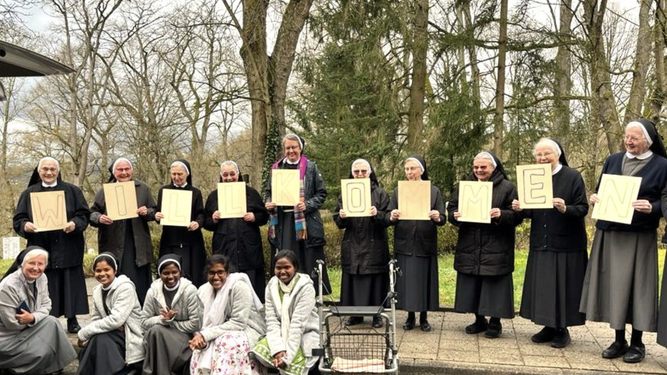 Las hermanas de San Francisco de Alemania dan la bievenida a hermanas llegadas de la India