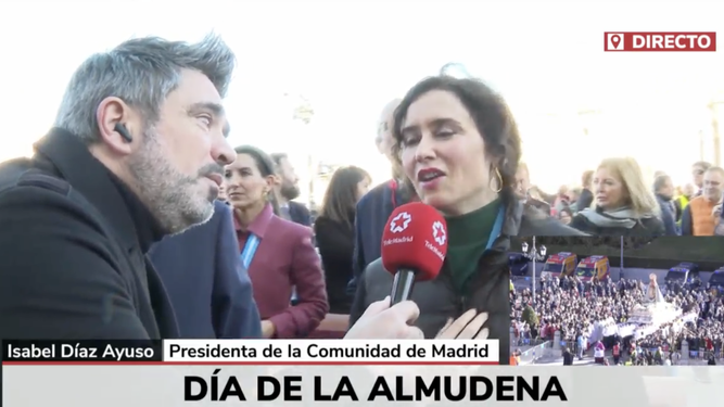 Ayuso en la Almudena
