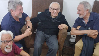 Con Gustavo Gutiérrez
