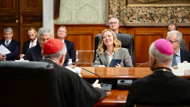 Meloni, con Parolin
