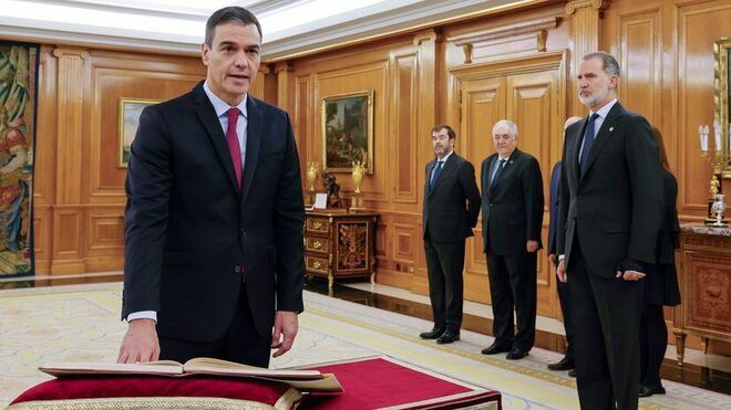 Pedro Sánchez promete ante la Constitución su cargo