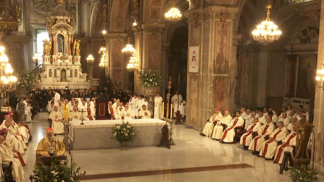 Eucaristía de despedida del cardenal Aós en la Catedral Metropolitana, el sábado 18 de noviembre de 2023