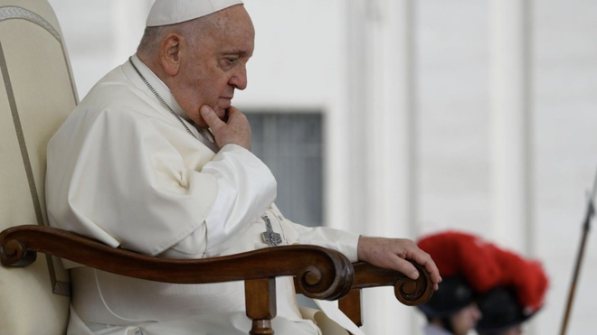 El Papa reza por Gaza