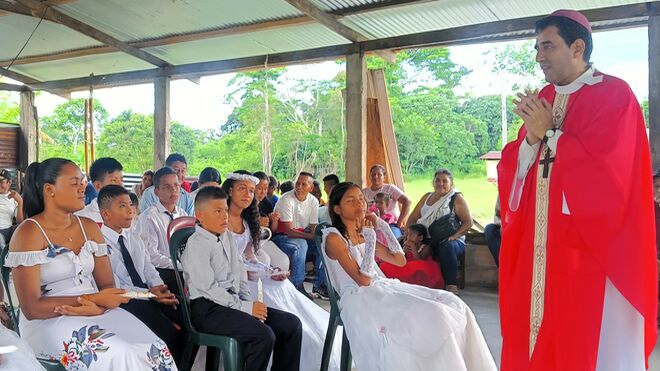 Joaquín Pinzón en Puerto Lupita (Putumayo peruano)