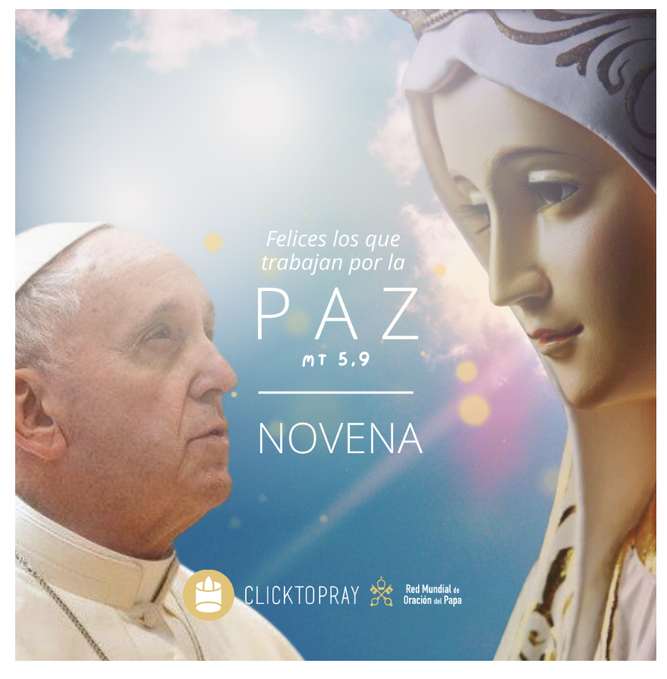 Novena por la paz con el Papa