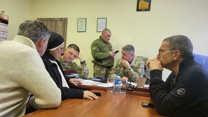 Sor Lucía, reunida en Ucrania