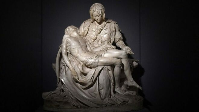 Piedad de Miguel Ángel. Basílica de San Pedro. Roma