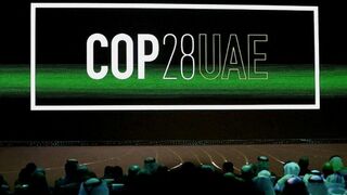 El logotipo de la Cop28 de Dubái