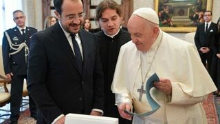 Francisco y Nikos Christodoulides, presidente de Chipre