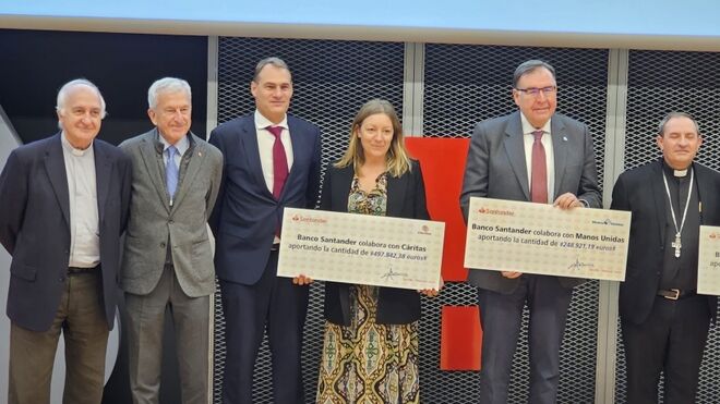 Entrega del cheque solidario