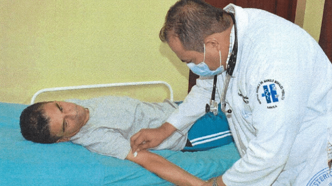 El obispo Rolando Álvarez en prisión