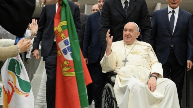 El Papa, en la audiencia a los organizadores de la JMJ de Lisboa
