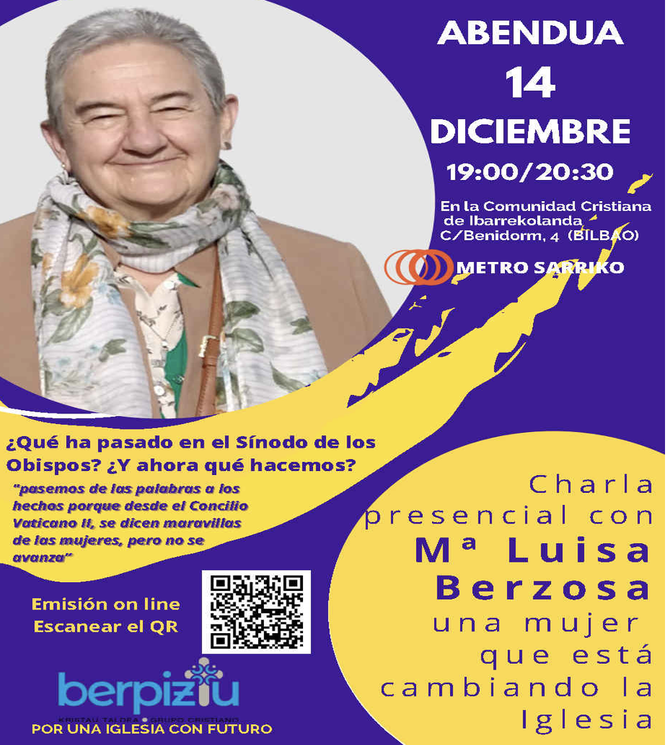 Charla de María Luisa Berzosa en Bilbao