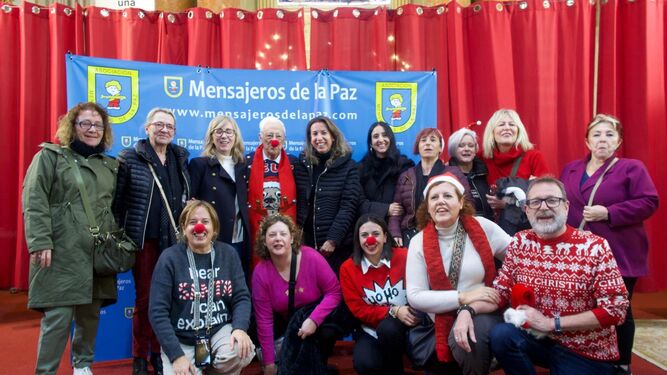 Voluntarios de Mensajeros en San Antón