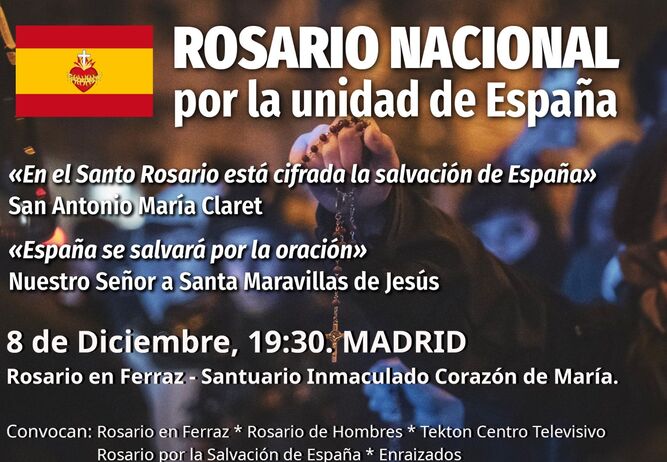 Convocatoria del Rosario en Ferraz