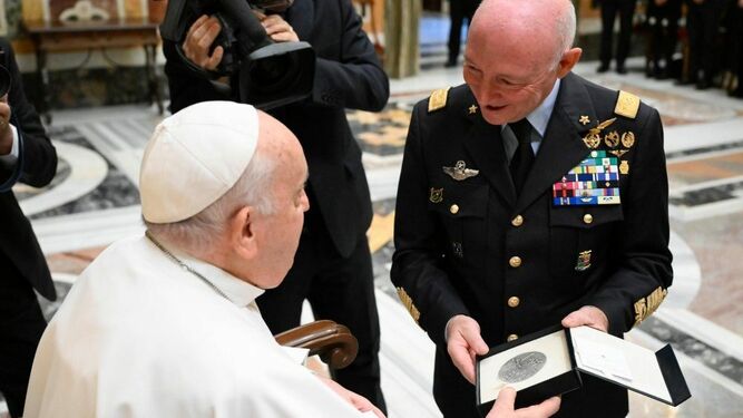 El Papa, en audiencia a los militares italianos