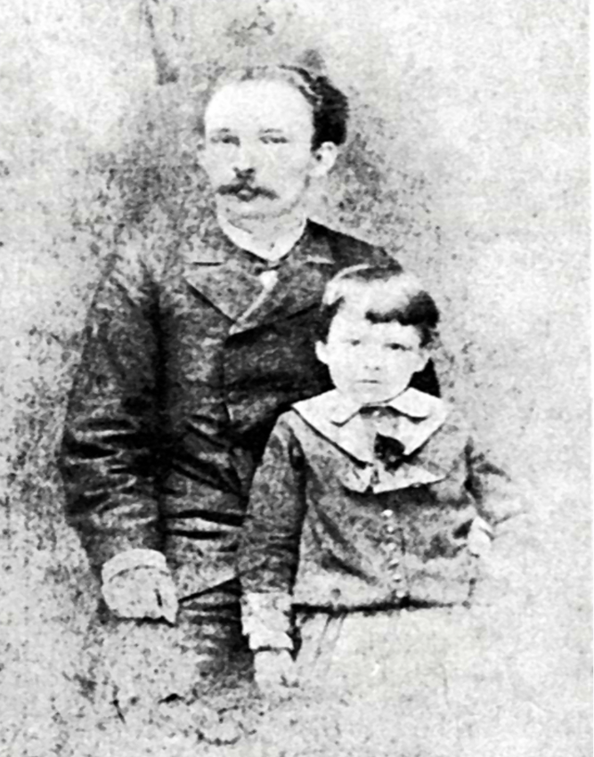José Martí y su hijo José Francisco
