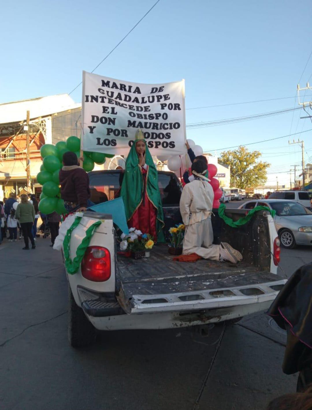 procesión de la Virgen de Guadalupe