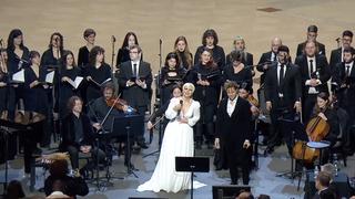David Bisbal y Pasión Vega, en la Sagrada Familia