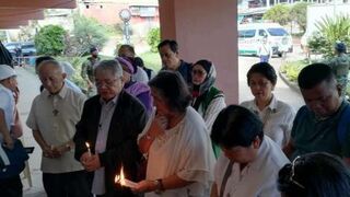 Vigilia de oración en la Universidad Estatal de Mindanao (MSU) en Maraw