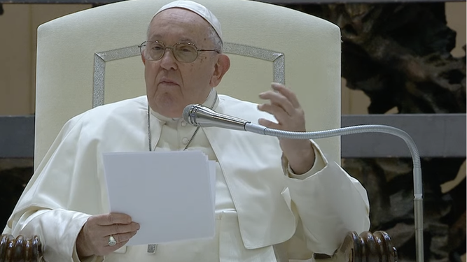 Francisco, en la audiencia del miércoles