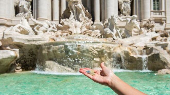 Las monedas de la Fontana di Trevi