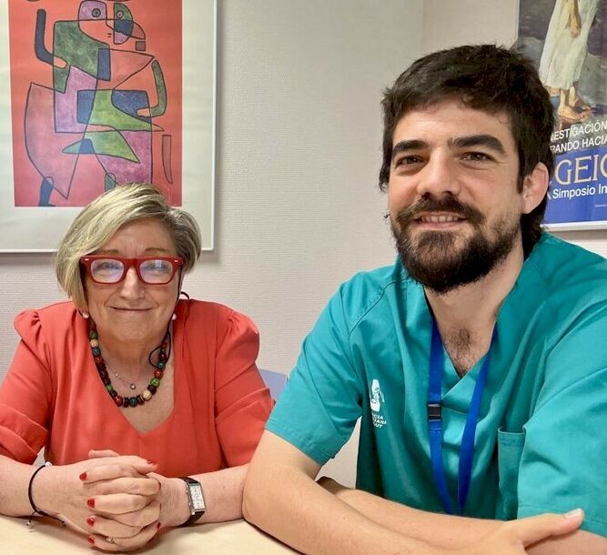 La Dra. Anna Lluch i el Dr. Juan Miguel Cejalvo