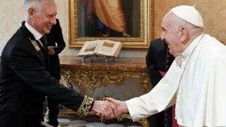 Ivan Soltanovsky presenta sus cartas credenciales al Papa Francisco