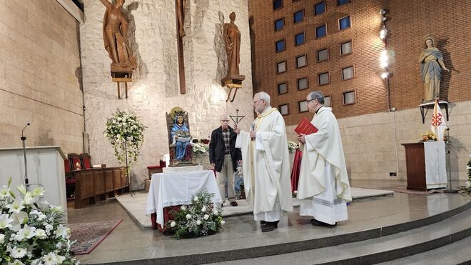 La primera escultura del mundo de la Virgen de Palestina, en Valencia