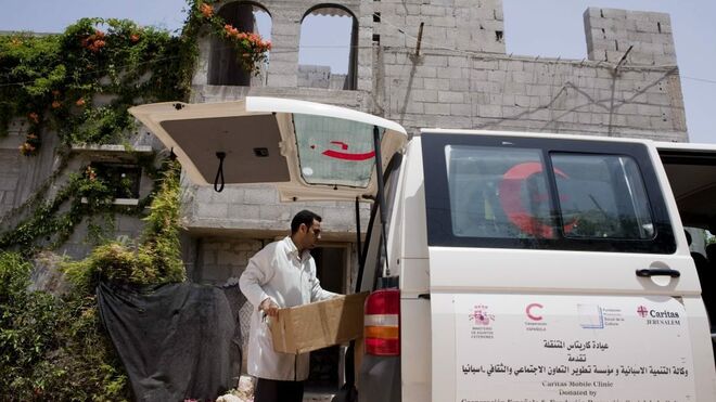 Cáritas, en Gaza
