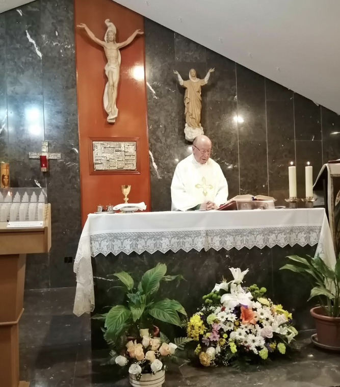 José María Martín en la misa por Aradillas