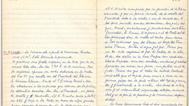 La crónica de los jesuitas sobre el atentado a Carrero Blanco