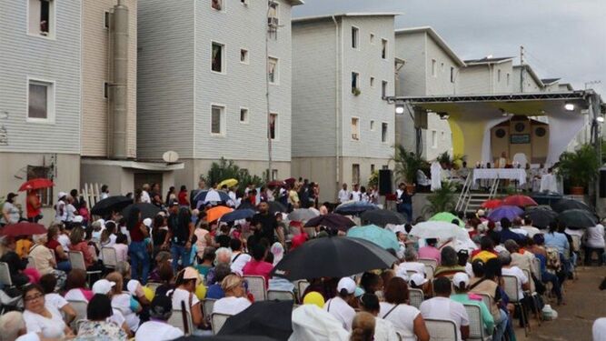 Consagración de la nueva iglesia en Ciudad Chávez, Venezuela
