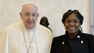 El Papa y Francia Márquez