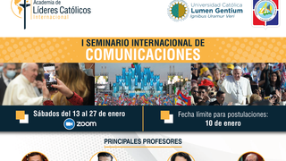 La Academia de Líderes Católicos anuncia el I Seminario Internacional de Comunicaciones para el 2024